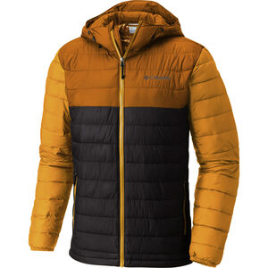 Herren Isolationsjacke Powder Lite Hooded, dunkelgelb/navy, XL bei Karstadt Sports Online