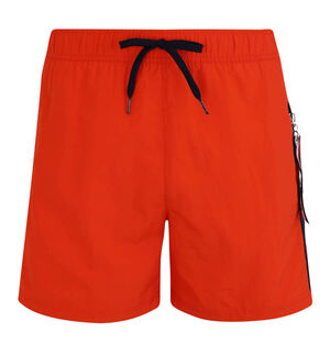 Badeshorts, Slim Fit, Mesh-Innenslip, Anhänger, Gesäßtasche, für Herren, rot, XL bei Karstadt Sports Online