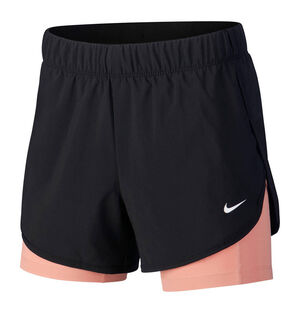 Shorts "Flex", 2-in-1-Design, für Damen, schwarz/pink, M bei Karstadt Sports Online