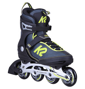 Inlineskates "Freedom 80 Alu M", für Herren, schwarz/neongelb, 45 bei Karstadt Sports Online