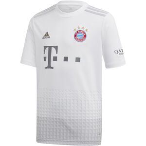 FC Bayern München Kinder Auswärtstrikot, 2019/20, weiß/hellgrau, 128 bei Karstadt Sports Online