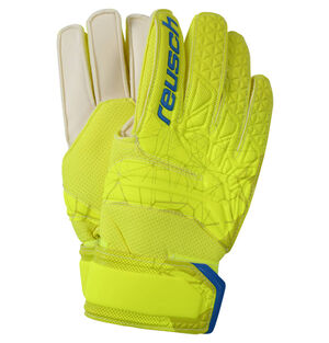 Torwarthandschuh "Fit Control SD Open Cuff Junior", abriebfest, gedämpft, für Kinder, neongelb, 4 bei Karstadt Sports Online