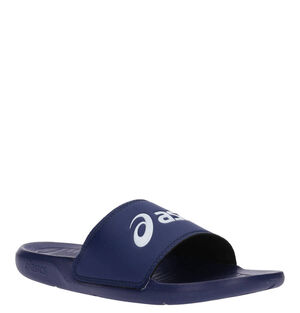 Badeschuhe "Slide", Synthetik, Logo-Print, für Herren, dunkelblau, 42 1/2 bei Karstadt Sports Online
