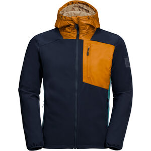 Softshelljacke "Millenium", winddicht, für Herren, navy/orange, L bei Karstadt Sports Online