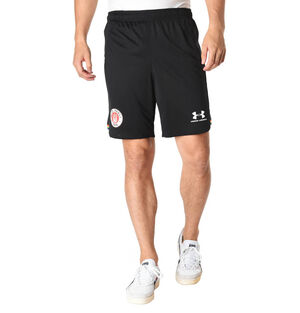 FC St. Pauli Shorts, schnelltrocknend, Vereins-Patch, Streifen-Detail bei Karstadt Sports Online