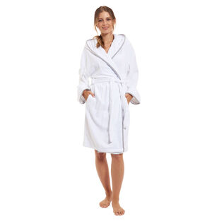 Bademantel, reine Baumwolle, Kapuze bei Karstadt Sports Online