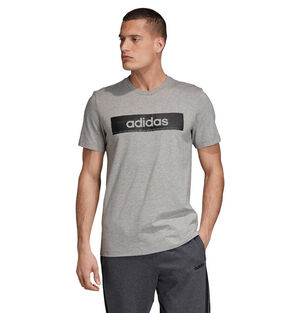 Herren T-Shirt "Brush-Stroke Box Graphic", Baumwolle, hellgrau, L bei Karstadt Sports Online
