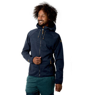Softshelljacke, Gummibund, wasserdicht, Kapuze, für Herren, blau, 50 bei Karstadt Sports Online