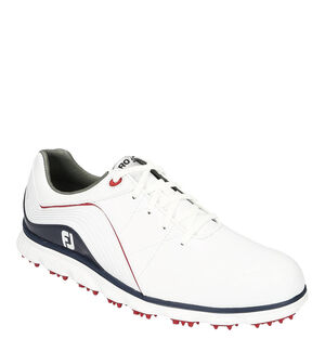 Golfschuhe "Pro SL", Leder, wasserdicht, Spikelose Noppensohle, für Herren, weiß/navy, 42 1/2 bei Karstadt Sports Online