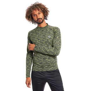 Laufshirt, Stehkragen, Reflektoren, meliert, schnelltrocknend, für Herren bei Karstadt Sports Online