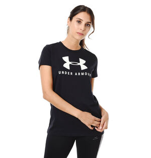 T-Shirt, thermoregulierend, Feuchtigkeitstransport, für Damen, schwarz, S bei Karstadt Sports Online