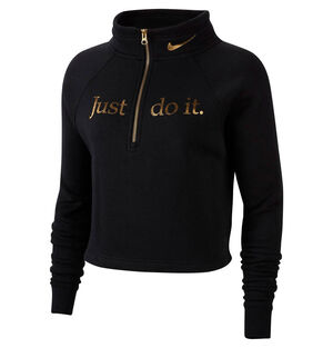 Sweatshirt, Cropped, breiter Kragen, für Damen bei Karstadt Sports Online