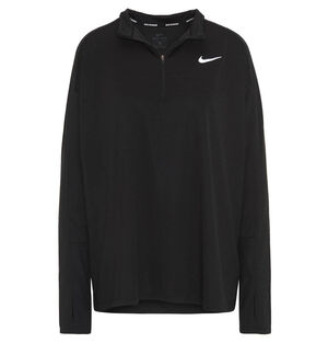 Langarmshirt, Troyer-Stil, meliert, Dri-Fit, Große Größen, für Damen bei Karstadt Sports Online
