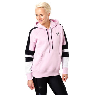 Hoodie, Kängurutasche, Streifen-Details, Logo-Print, für Damen bei Karstadt Sports Online