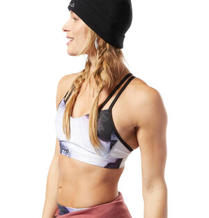 Sport-BH "Strappy", Medium Support, für Damen, weiß/flieder, M bei Karstadt Sports Online