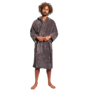 Bademantel, grau, M bei Karstadt Sports Online
