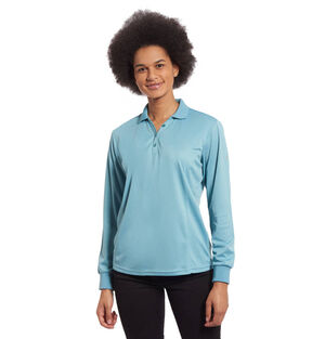 Poloshirt, langarm, unifarben bei Karstadt Sports Online