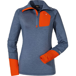 Damen Langarmshirt Annapolis, blau/orange, 44 bei Karstadt Sports Online
