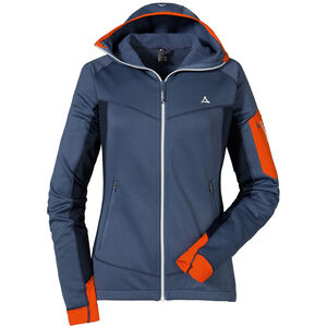 Damen Fleecejacke Annapolis, dunkelblau/orange, 40 bei Karstadt Sports Online