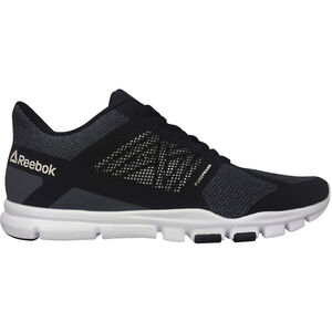 Damen Fitnessschuh Yourflex Trainette, schwarz/grau, 39 bei Karstadt Sports Online
