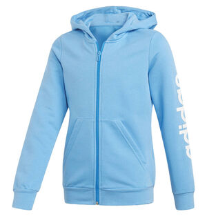 Mädchen Kapuzenjacke Essentials Linear, hellblau, 164 bei Karstadt Sports Online