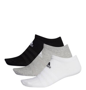 Sneakersocken, uni, 3er-Pack, weiß/schwarz/grau, L bei Karstadt Sports Online