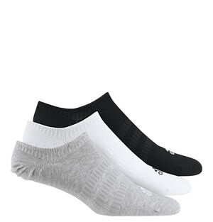 Füßlinge, uni, 3er-Pack, weiß/schwarz/grau, L bei Karstadt Sports Online
