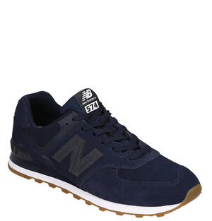 Sneaker, Veloursleder, Logo-Patch, uni, für Herren, blau, 42 1/2 bei Karstadt Sports Online