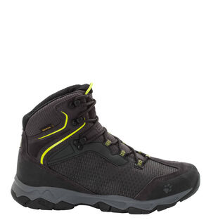 Wanderschuhe "Rock Hunter Texapore Mid", wasserdicht, für Herren, schwarz/neongelb, 43 bei Karstadt Sports Online
