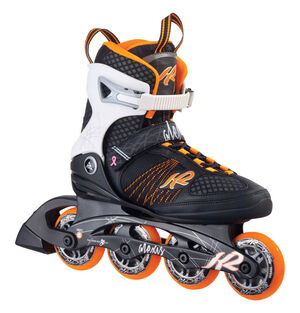 Inlineskates "Alexis 80 Women", für Damen, schwarz/weiß/orange, 37 bei Karstadt Sports Online