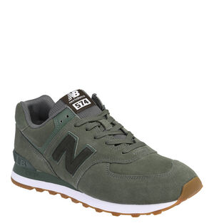 Sneaker "ML574", Veloursleder, stabil, profiliert, grün, 44 1/2 bei Karstadt Sports Online
