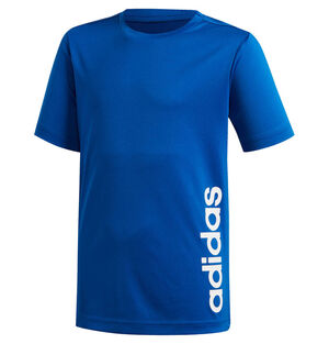 Climacool® T-Shirt "Linear", Logo, atmungsaktiv, für Jungen, royalblau, 140 bei Karstadt Sports Online