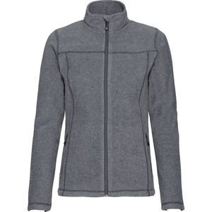 Damen Fleece Jacke, grau meliert, S bei Karstadt Sports Online