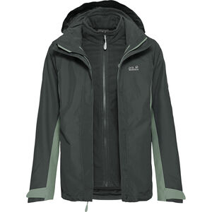 Damen 3-In-1 Jacke Towada, grün, XS bei Karstadt Sports Online