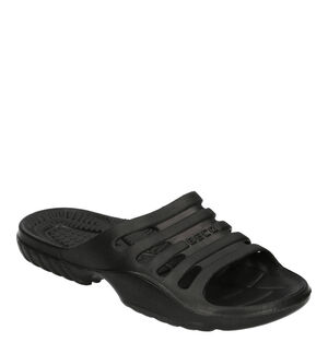 Badelatschen, Struktur-Sohle, Cut-Outs, uni bei Karstadt Sports Online
