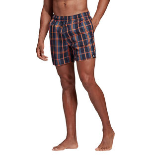 Herren Badeshorts Check, schwarz/rot/grau, XL bei Karstadt Sports Online