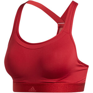 Damen Climalite Sport-BH Stronger For It Racer, dunkelrot, M bei Karstadt Sports Online