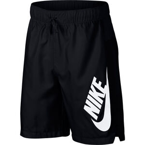 Jungen Webshorts Sportswear, schwarz/weiß, S bei Karstadt Sports Online