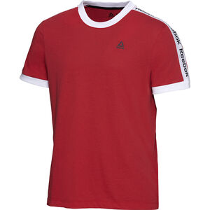 T-Shirt, Label-Schriftzüge, Logo-Print, für Herren, hellrot, M bei Karstadt Sports Online