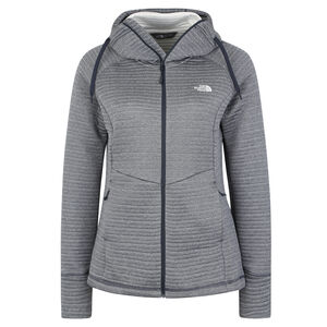 Damen Fleecejacke "Hikesteller Midlayer", Kapuze, Stehkragen, grau, M bei Karstadt Sports Online