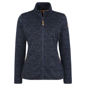 Fleecejacke "Abbyville", Stehkragen, meliert, für Damen, navyblau, M bei Karstadt Sports Online