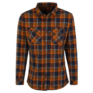 Hemd "Jerpen II", weich, wärmend, Kentkragen, braun/blau, 3XL bei Karstadt Sports Online
