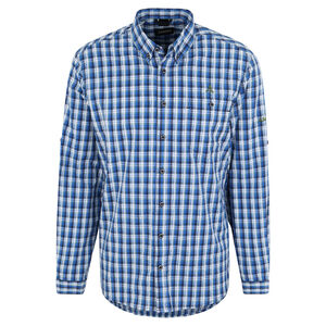 Herren Hemd Kuopio2 UV LG, blau/weiß, 54 bei Karstadt Sports Online