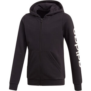 Mädchen Kapuzenjacke Linear, schwarz, 140 bei Karstadt Sports Online