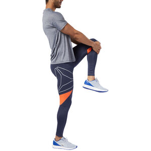 Herren Tights One Series Running Reflective Tight, navy, M bei Karstadt Sports Online