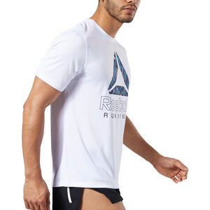 Herren T-Shirt Reebok Graphic T-Shirt, weiß, S bei Karstadt Sports Online
