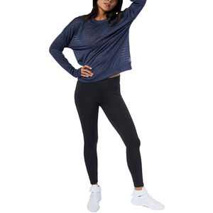 Damen Langarmshirt Studio Mesh, schwarz, M bei Karstadt Sports Online