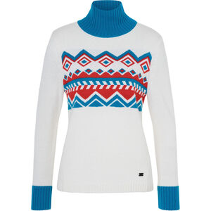 Damen Strickpullover Sharon, weiß/türkis, S bei Karstadt Sports Online