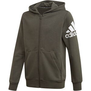 Jungen Kapuzenjacke Must Haves Badge of Sport, schilfgrün, 152 bei Karstadt Sports Online