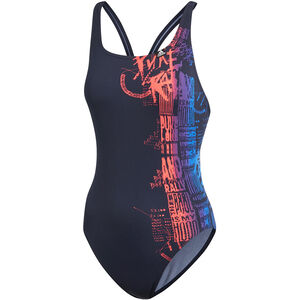 Damen Badeanzug Pro Suit, navy/pink, 40 bei Karstadt Sports Online